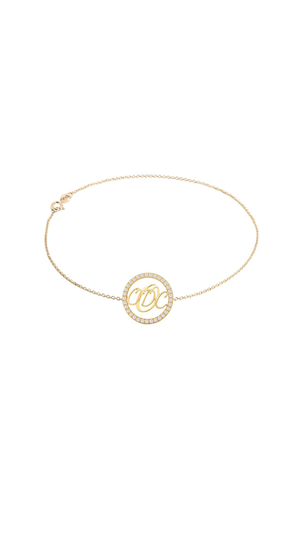Gold Crystal ODC Bracelet